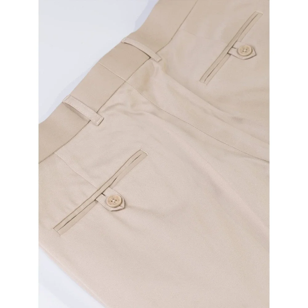 Peter Christian Mens Classic Fit Khaki Dress Pants Size 34x32‎ New With Tags
